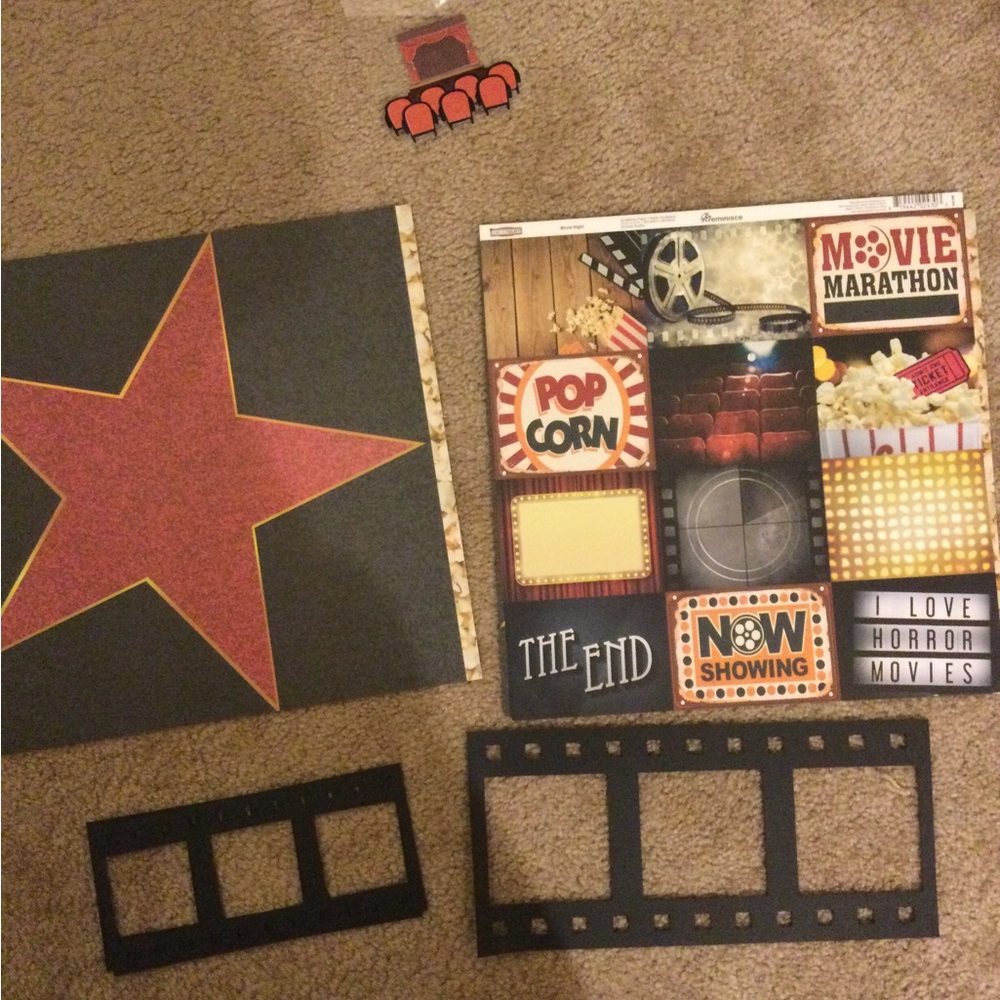 Movie theatre scrapbook lot